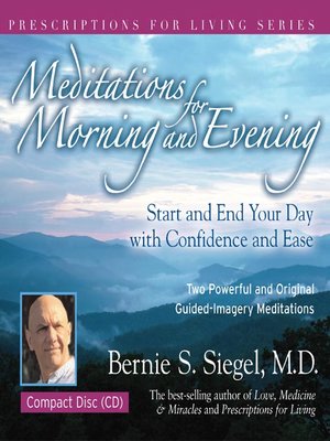 cover image of Meditations for Morning and Evening